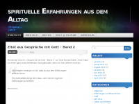 Screenshot des Blogs hingabejetzt – Spiritualität im Alltag