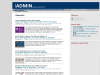 Screenshot des Blogs profi-admin