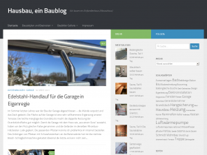 Screenshot des Blogs Hausbau Blog
