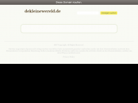Screenshot des Blogs de kleine wereld