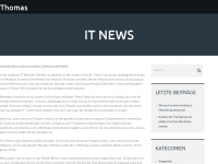 Screenshot des Blogs Blog für Politik, Medien und Philosophie