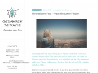 Screenshot des Blogs Gedankendeponie