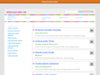 Screenshot des Blogs Lattenpendler
