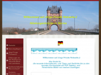 Screenshot des Blogs Willkommen auf Jörgs Private Webseite.2