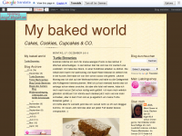 Screenshot des Blogs My baked World