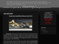 Screenshot des Blogs Nissan Juke Blog