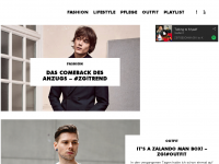 Screenshot des Blogs Zeitgeschmack Fashionblog