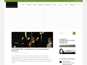 Screenshot des Blogs Digitale Leinwand – Die Digitalisierung des Kinos.