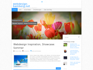Screenshot des Blogs webdesign-bamberg.net