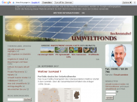 Screenshot des Blogs Umweltfonds hochrentabel