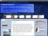 Screenshot des Blogs Gedankenschaum