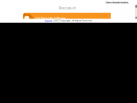 Screenshot des Blogs Decrypt.ch