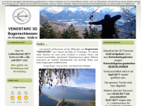 Screenshot des Blogs Venostarc-Bogenschiessen-Vinschgau