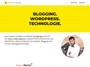 Screenshot des Blogs Swiss-Kyburz-Blog