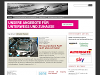 Screenshot des Blogs Hardware News
