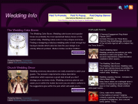 Screenshot des Blogs Wedding Info