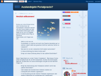 Screenshot des Blogs Auslandsjahr/Ferialpraxis