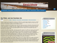 Screenshot des Blogs Streichholz