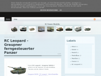 Screenshot des Blogs RC Panzer