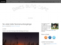 Screenshot des Blogs Bines Blog-Cafe