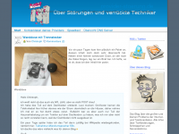 Screenshot des Blogs provider-stoerung.de