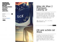 Screenshot des Blogs Marias Fashion Blog