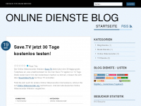 Screenshot des Blogs Online Videorecorder & Musikrecorder