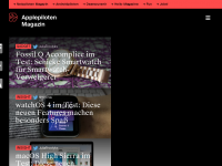 Screenshot des Blogs Appleunity – Eure Apple Community!