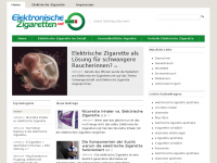 Screenshot des Blogs Elektronische-Zigaretten.net
