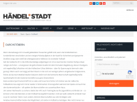Screenshot des Blogs Der Halle/S.-Fahne auf der Spur