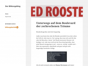 Screenshot des Blogs derbildungsblog.de
