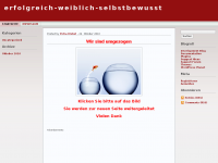 Screenshot des Blogs erfolgreich-weiblich-selbstbewusst