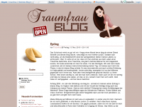 Screenshot des Blogs Traumfrau Blog