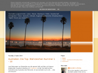 Screenshot des Blogs Australien-Ereignisse