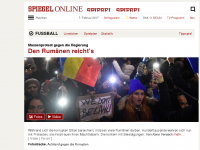 Screenshot des Blogs Spiegel