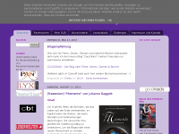 Screenshot des Blogs Meine Büchergalaxie
