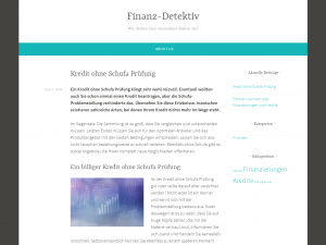 Screenshot des Blogs Kostendetektei deckt auf