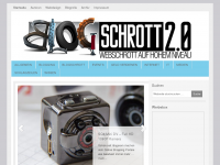 Screenshot des Blogs Blogschrott.net – Yannick Eckl
