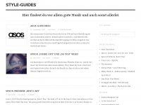Screenshot des Blogs Style-Guides