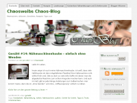 Screenshot des Blogs Chaosweib’s Chaos-Blog