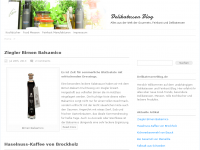 Screenshot des Blogs Delikatessen Blog