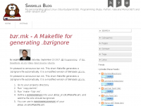 Screenshot des Blogs Sascha Manns’s Twilight Zone