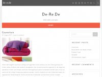 Screenshot des Blogs De Re – Online Portal – Entertain yourself!