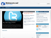 Screenshot des Blogs SEO Blog – Webwurm.net
