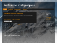 Screenshot des Blogs kostenlose Strategiespiele online