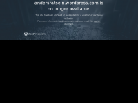 Screenshot des Blogs Anders als gedacht