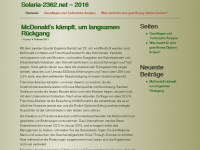 Screenshot des Blogs Solarias Infothek