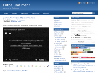 Screenshot des Blogs Fotos Und Mehr