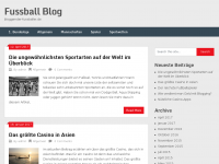 Screenshot des Blogs Bloggender-Fussballer.de
