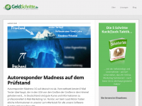 Screenshot des Blogs GeldSchritte.de